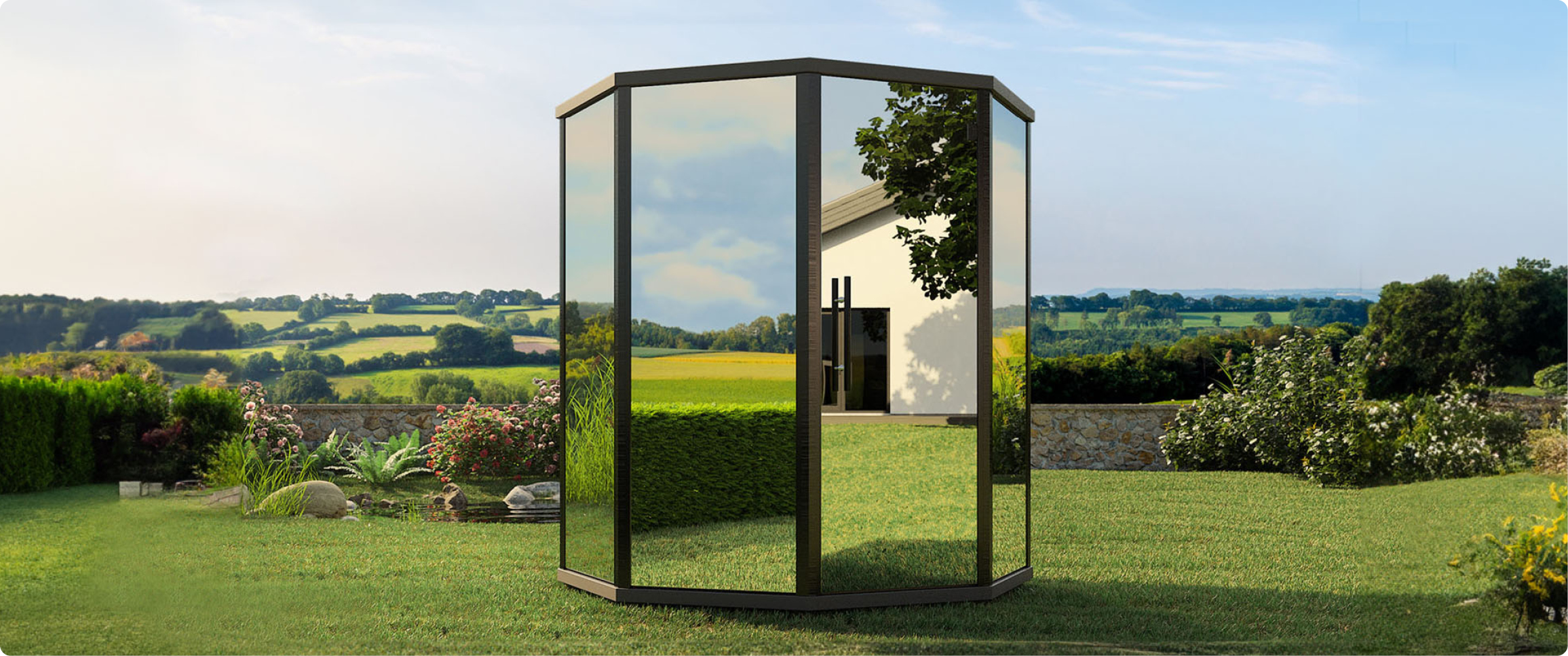 Haljas Single Luxury glass Sauna