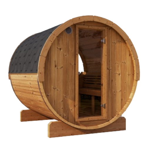 Outdoor Sauna Barrel by SaunaLife