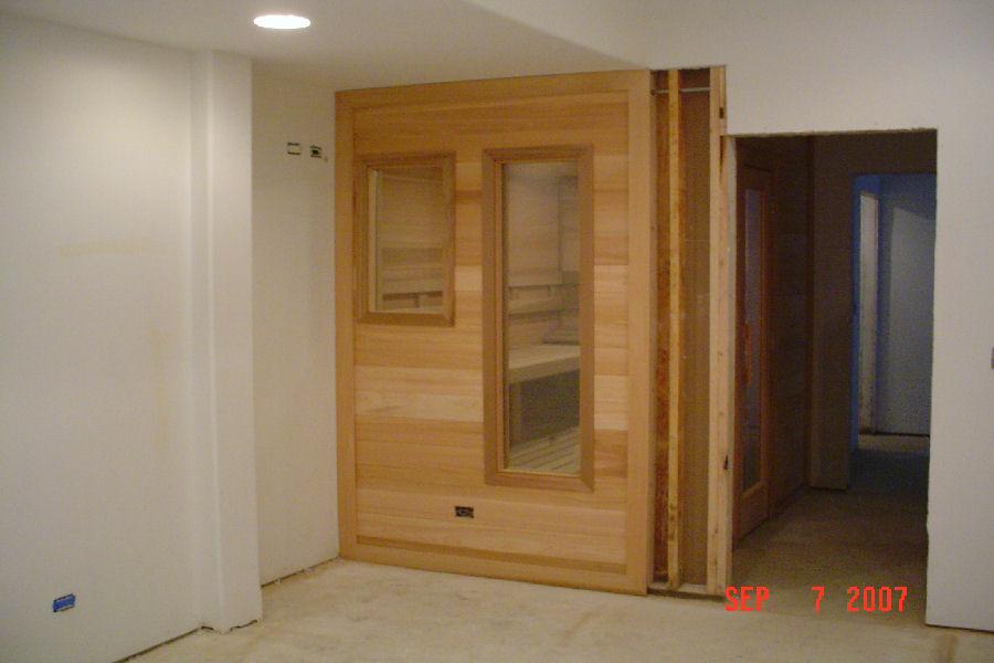 Amerec Sauna Room with Windows