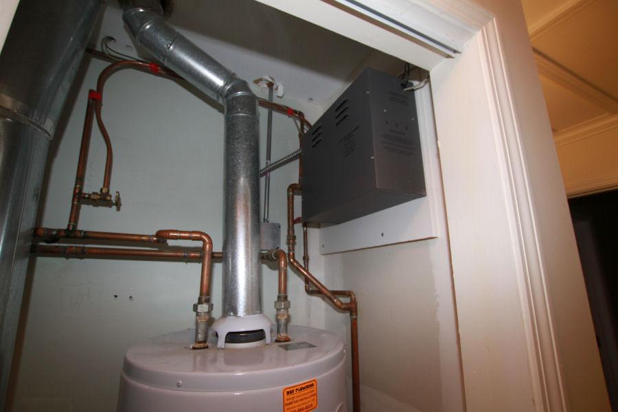 Amerec Water Heater Closet Generator Installation