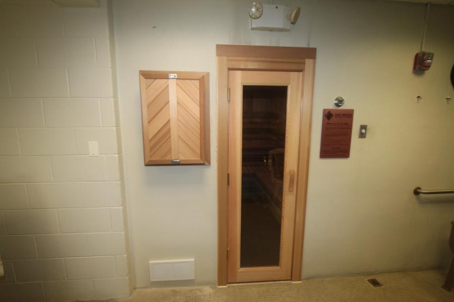 Custom Made Secure Sauna Contactor and Control Box Closed