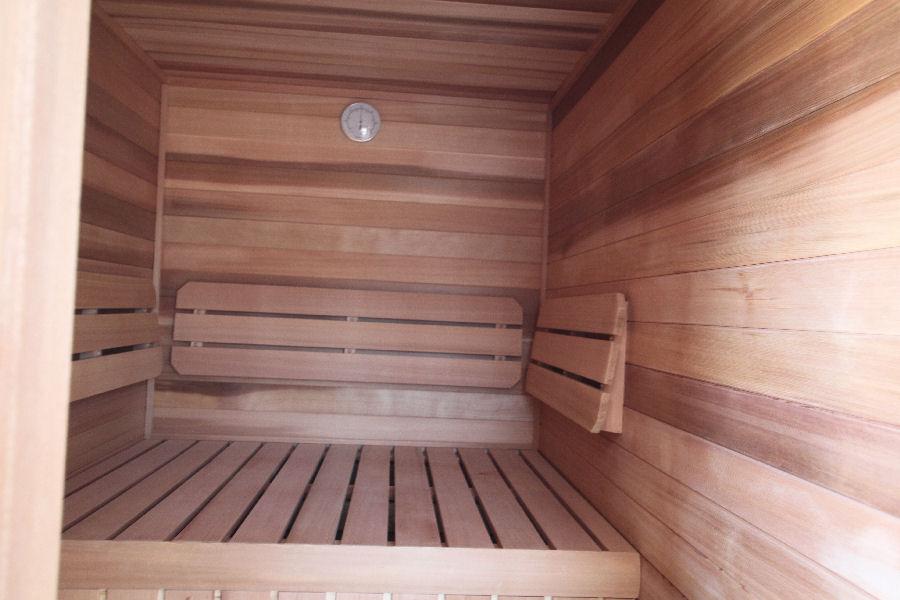 Deep Sauna Bench