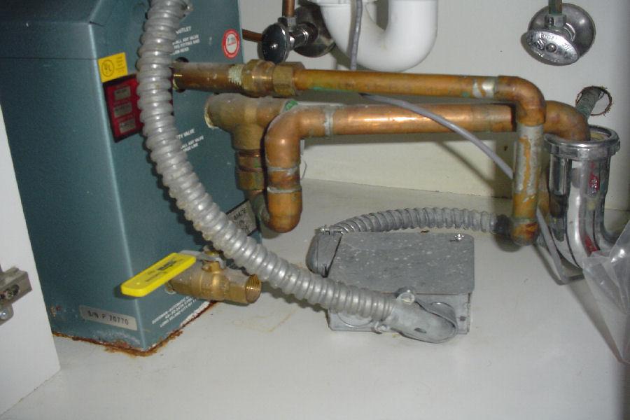 Mr Steam Steam Generator Drain and Electric Too Close Together MS225