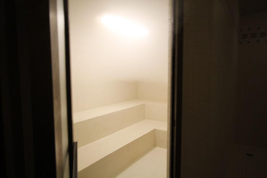 Nice Two Tiered Bench Steam Room 