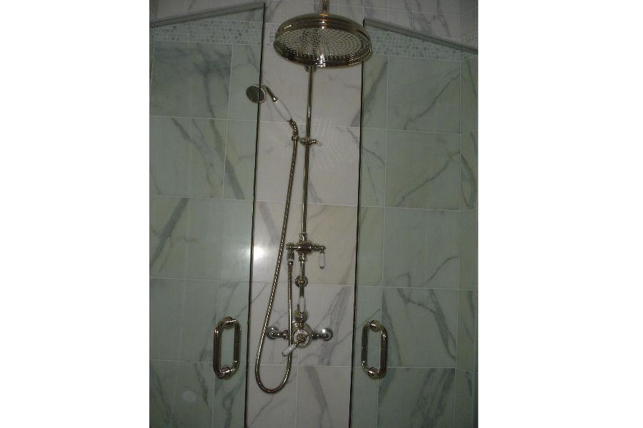 Steam Shower with French Doors