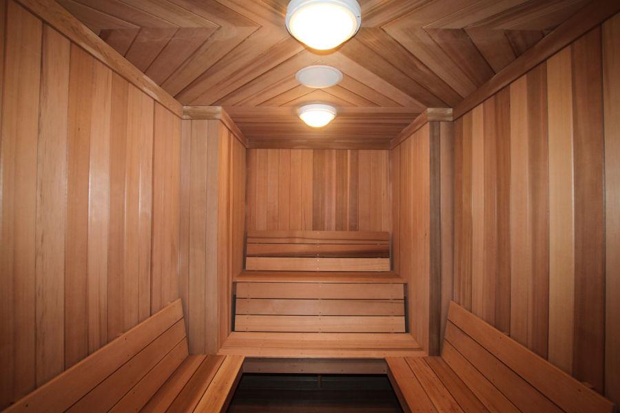 Uniquely Designed Sauna Room 