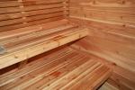 Knotty Cedar Sauna room 