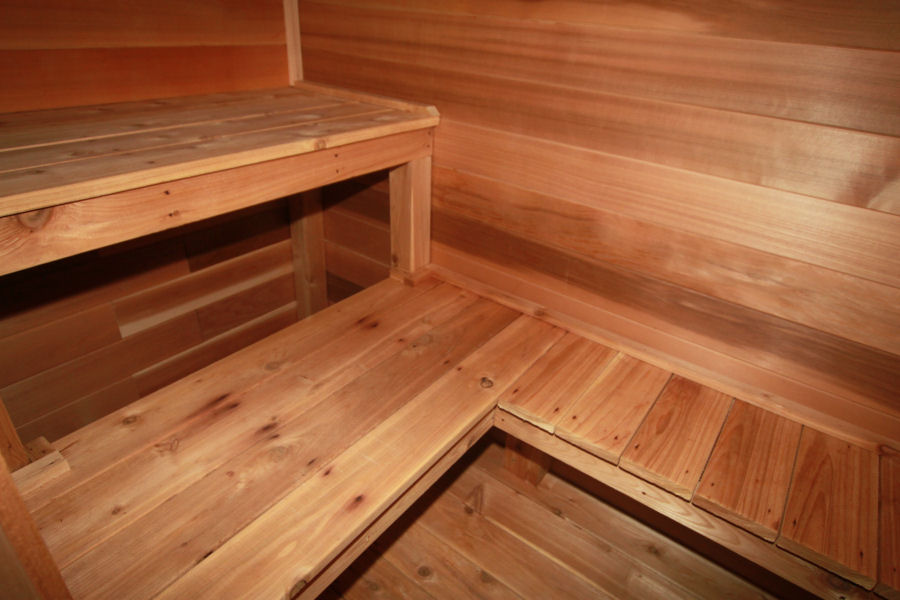 Residential Sauna Bench Designs Steam Sauna Bath
