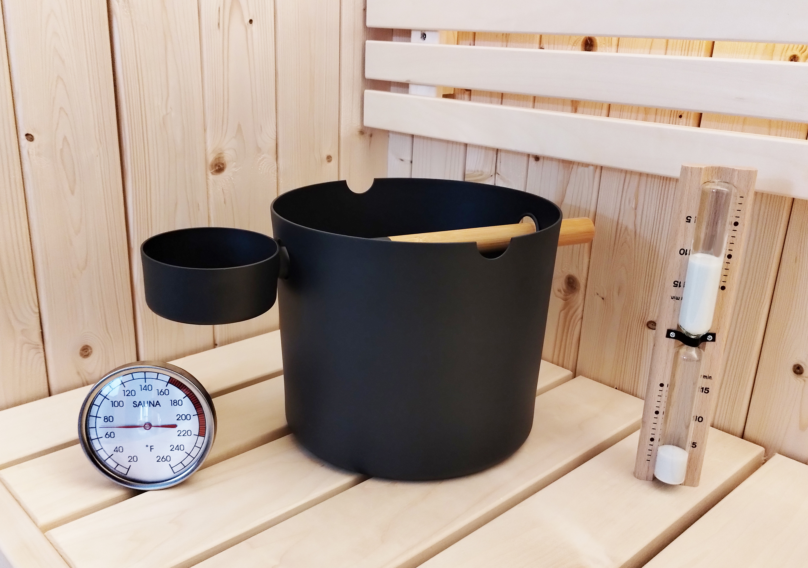 Saunalife Spa Set 2 Black