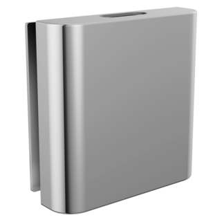 Brizo Mystix Contemporary Square Steam Head With Reservoir Lumicoat Polished Chrome