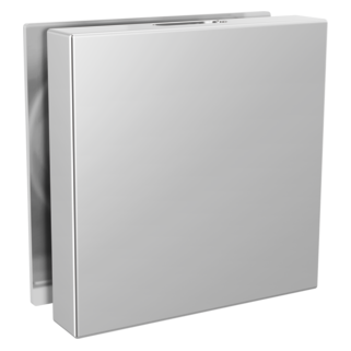 Brizo Mystix Linear Square Steam Head With Reservoir Lumicoat Polished Chrome