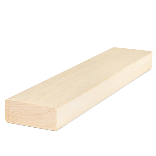 PROSAUNAS Sauna Wood, Aspen, 2x3 (28mm x 65mm), Smooth 4 Sides with Eased Edges, SHP
