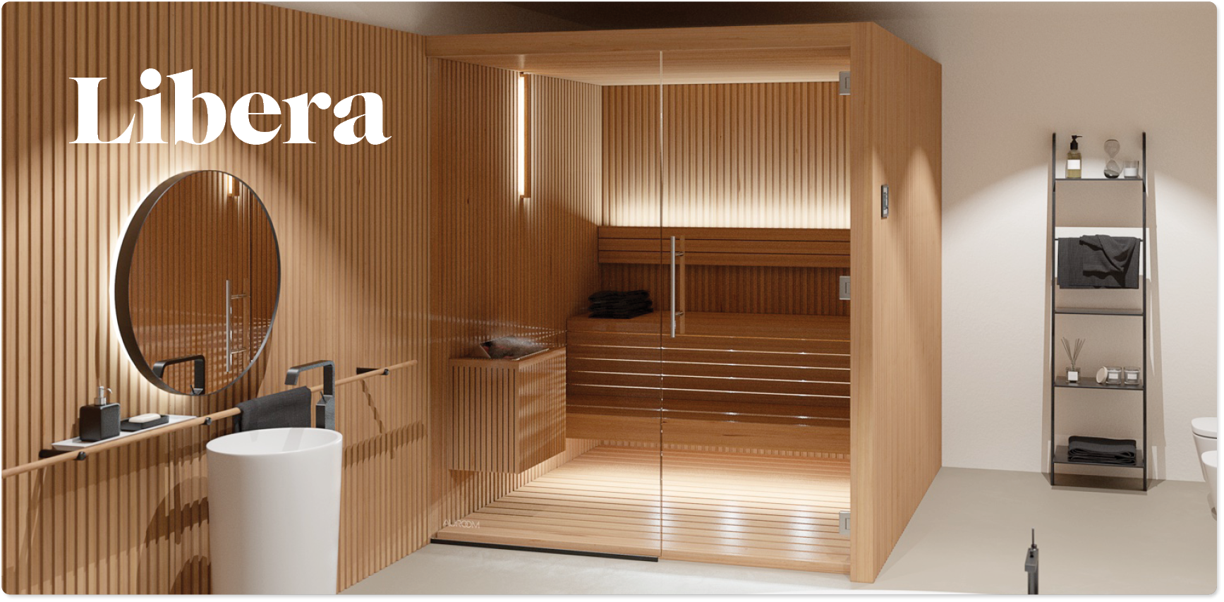 Auroo Libera sauna indoor cabin