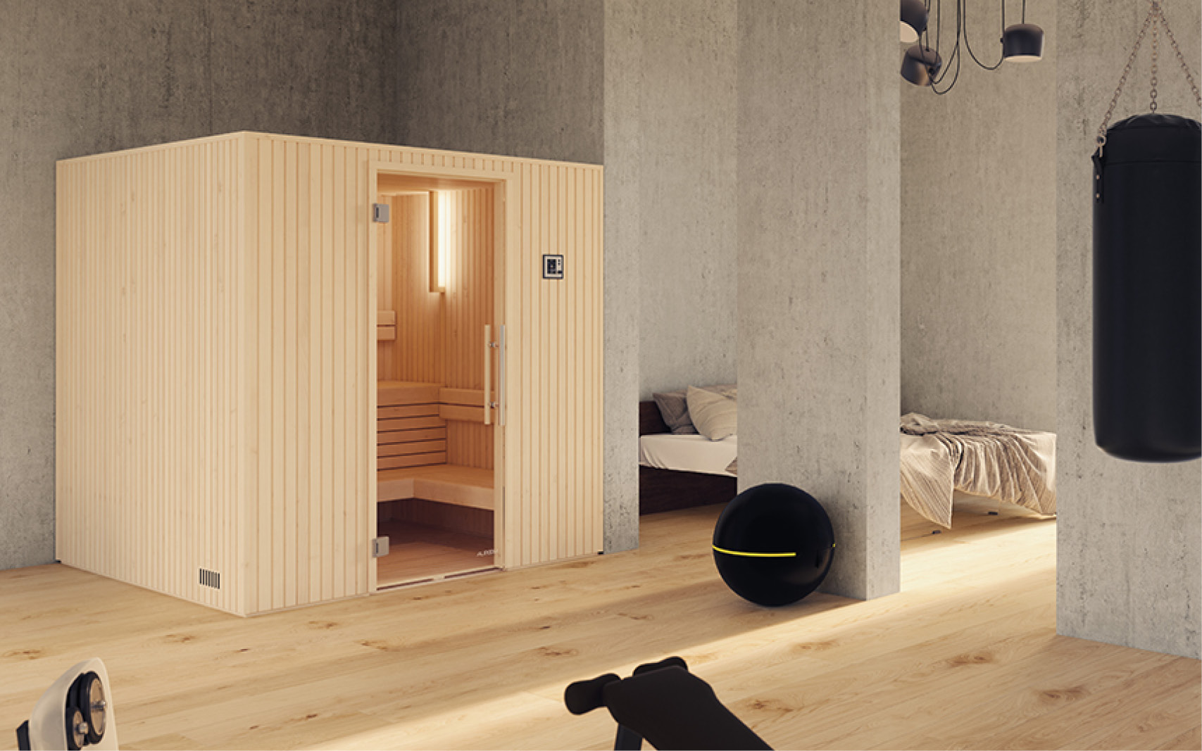 Auroom Familia indoor sauna