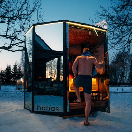 Outdoor Home Sauna Kit by Haljas Houses