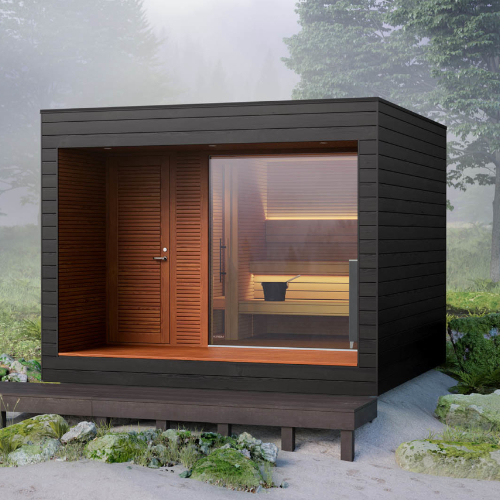 Auroom Natura Pre-Made Outdoor Home Sauna
