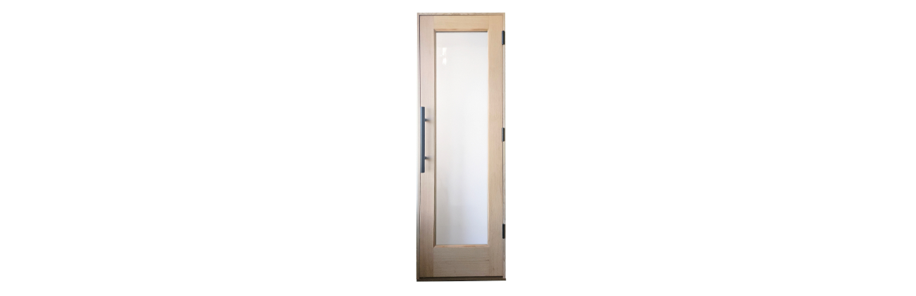 Glass Sauna Doors by PROSAUNAS