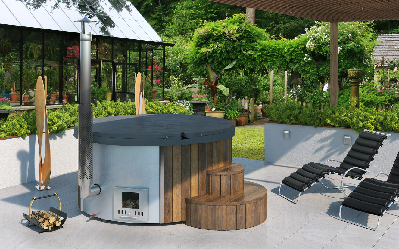 Model S4N Backyard Hot Tub by SaunaLife