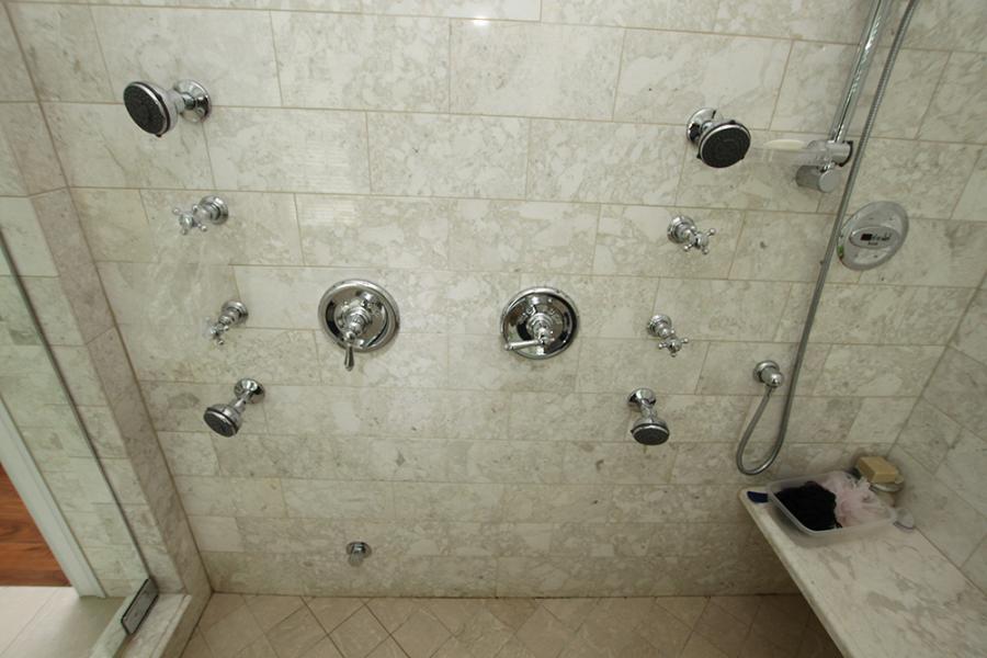 A Wall of Chrome in Your Shower