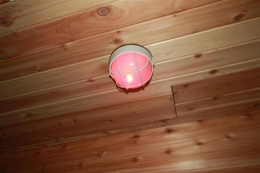 Appropriate Sauna Room Lighting