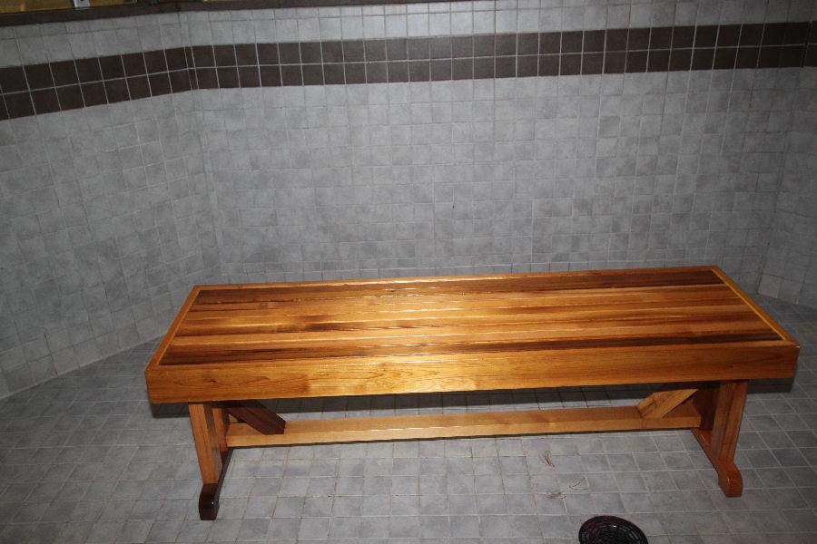 Commercial Steam Room Benching