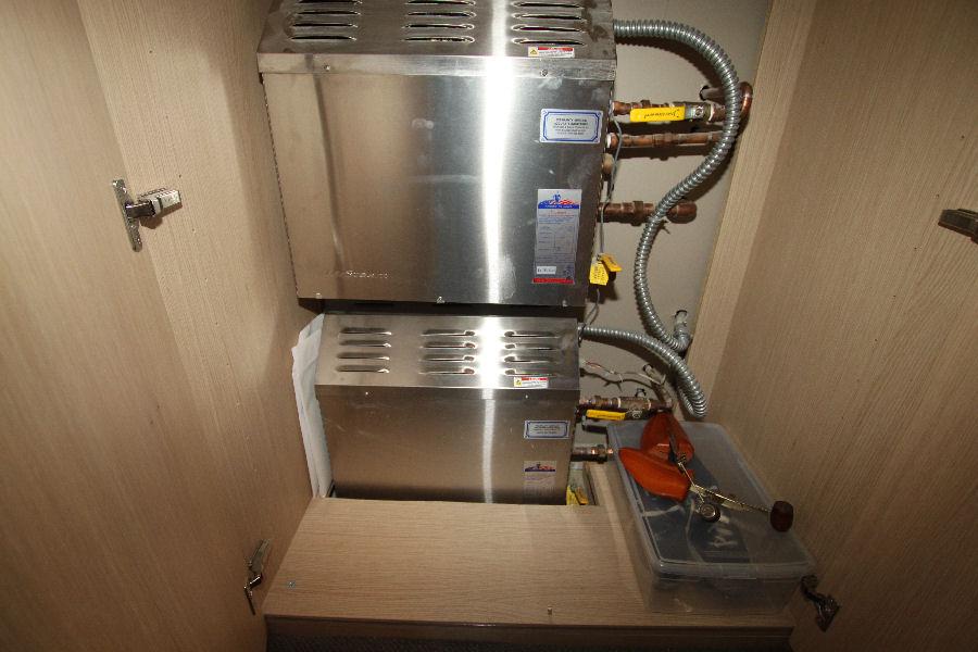 Mr Steam Dual System Installed in Closet MS Super 6