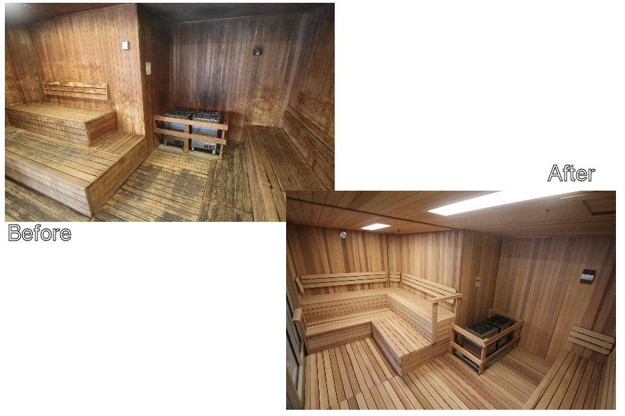 Refurbished Sauna Room Pro144