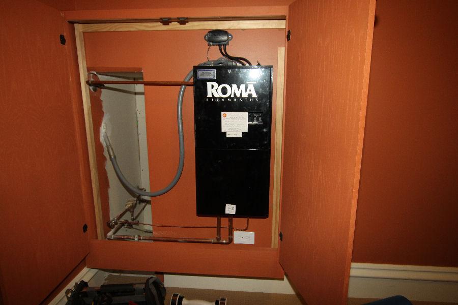 Roma Steam Generator Install RS 40
