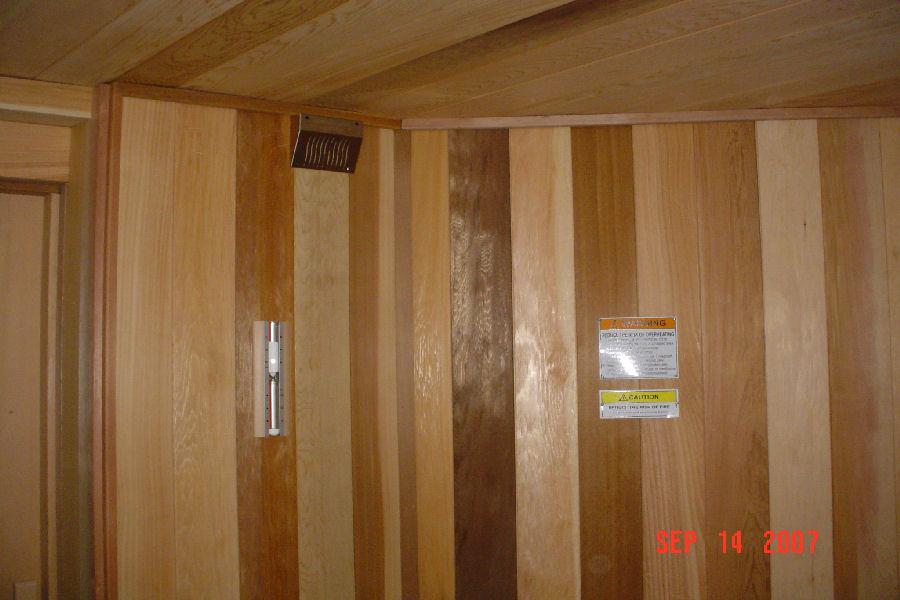Sauna Room Accessories Sand Timer and Caution Signs