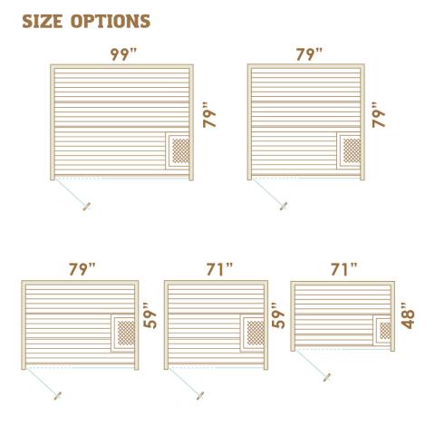 Auroom Libera Sizes