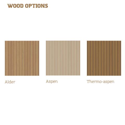 Auroom Emma Glass Wood Options 