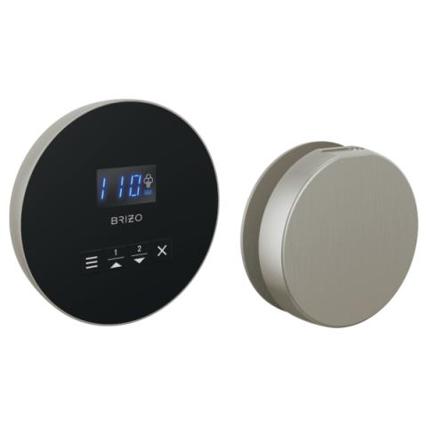 Brizo Mystix Round Control and Round Steam Head Set