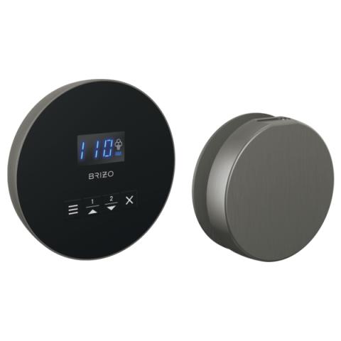Brizo Mystix Round Control and Round Steam Head Set