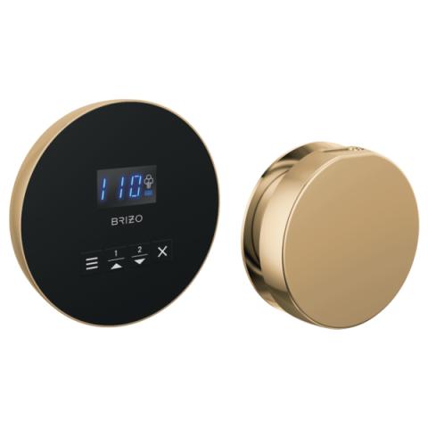 Brizo Mystix Round Control and Round Steam Head Set