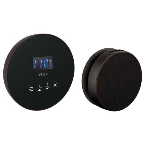 Brizo Mystix Round Control and Round Steam Head Set