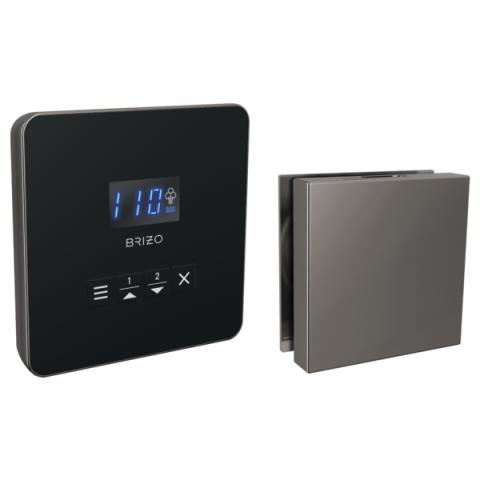 Brizo Mystix Square Control and Square Steam Head Set