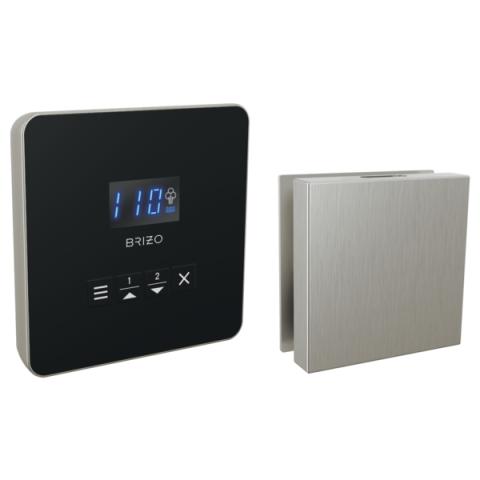 Brizo Mystix Square Control and Square Steam Head Set