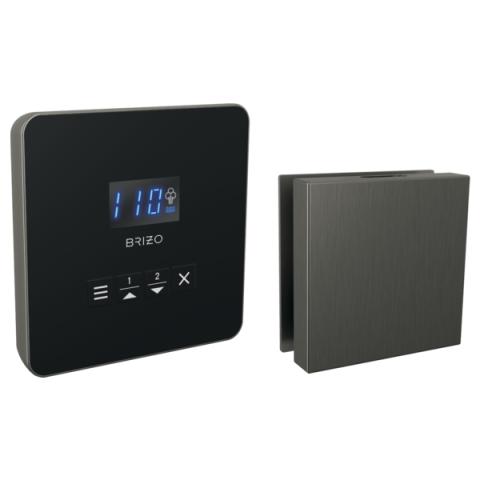 Brizo Mystix Square Control and Square Steam Head Set