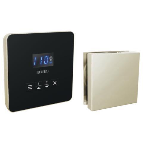 Brizo Mystix Square Control and Square Steam Head Set