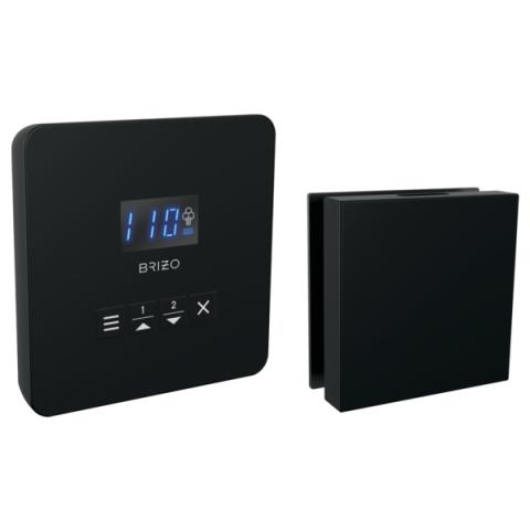Brizo Mystix Square Control and Square Steam Head Set
