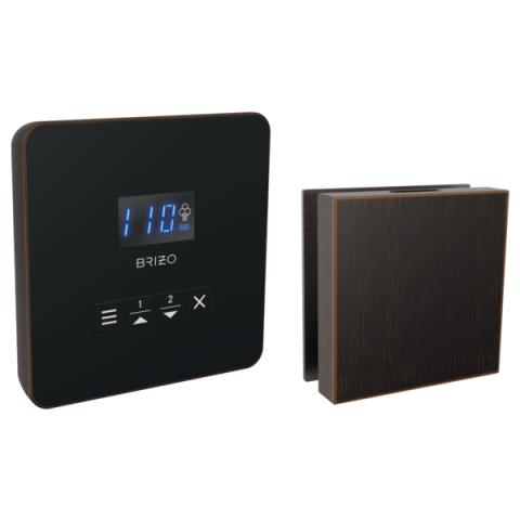 Brizo Mystix Square Control and Square Steam Head Set