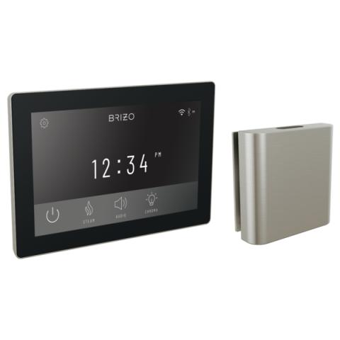 Brizo Mystix Digital Control and Square Steam Head Set