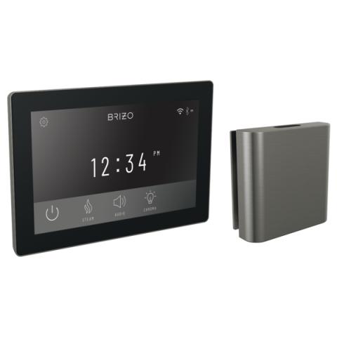 Brizo Mystix Digital Control and Square Steam Head Set