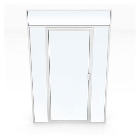 Bathology SteamTight 335 Steam Room Door with sitelights