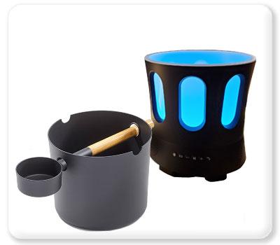 Sauna Buckets and Ladles