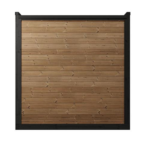 SaunaLife GL6 Modern Outdoor Sauna Kit Back