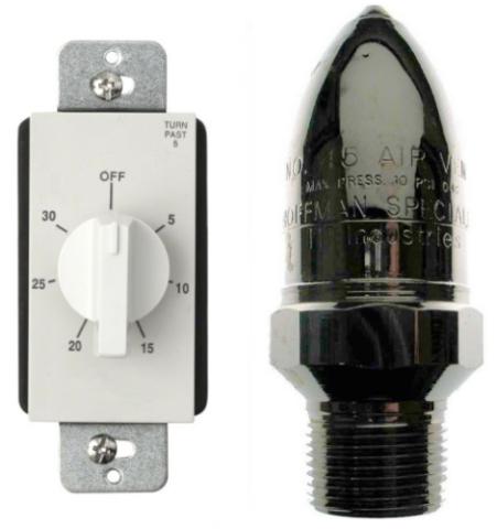 Mr.Steam 30 Minute Timer with Plate and Steam Vent 104327B