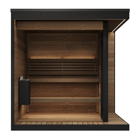 SaunaLife GL6 Modern Outdoor Sauna Kit 3