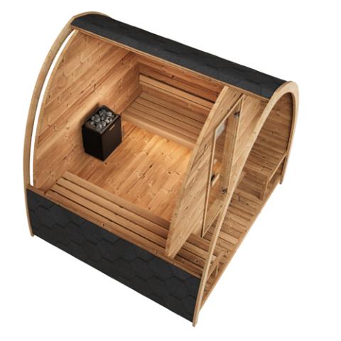 SaunaLife Model G3 Outdoor Sauna