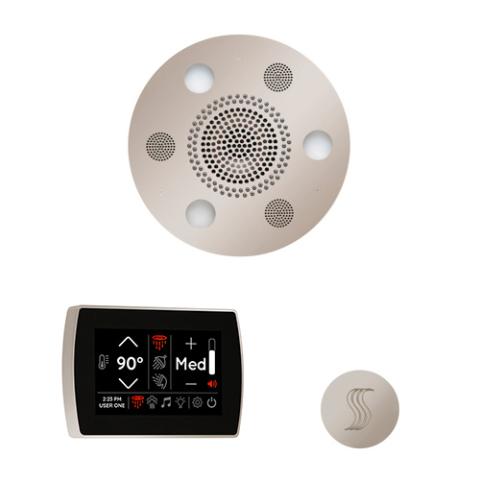 ThermaSol Wellness Steam Package - Serenity Advanced Rainhead (Round) + SignaTouch Control (Wall Mount) + Steam Head Kit (Round) WSTPSR-PN Polished Nickel